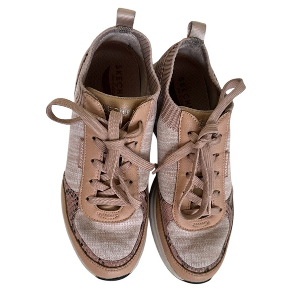 Skechers Shoes - Skechers  Snake Skin ArchFit Stretch Rose Pink Shoes Women Size 7.5